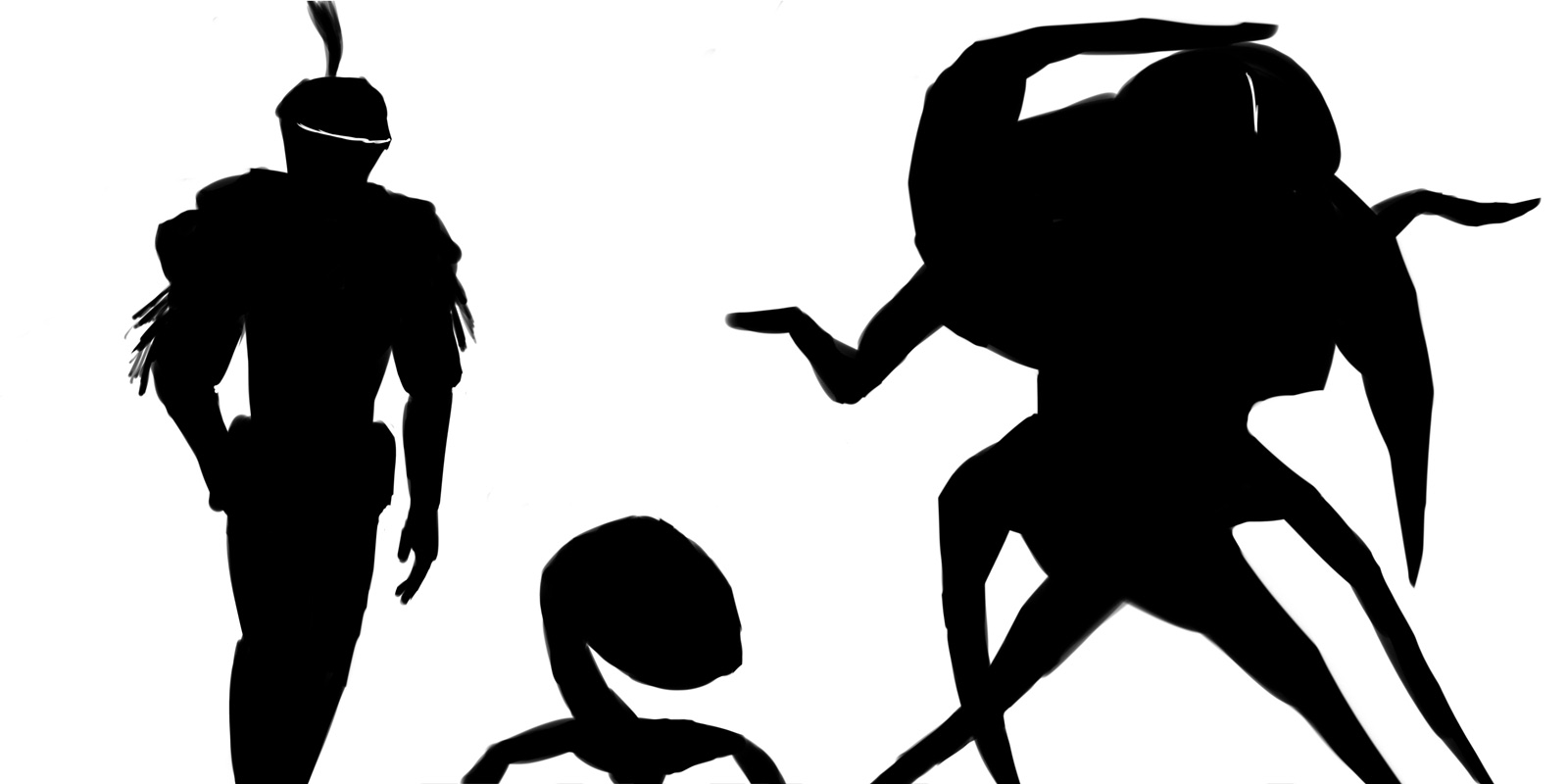 You were going to get Disney, but all Disney silhouettes are copyrighted, so you get my art instead